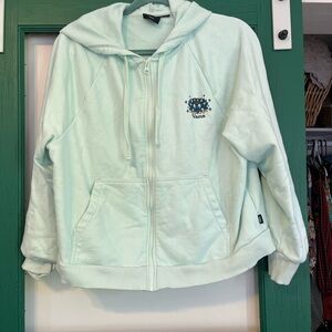 Vans Mint Green Zip-Up Hoodie